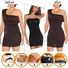 Load image into Gallery viewer, Women Shapewear Strapless Full Slips for Under Dresses Tummy Control Slips Slimming Skirts Full Body Shaper Seamless Underwear