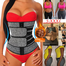 Load image into Gallery viewer, Faja Shapewear Waist Trainer Corset Sweat Belt for Women Weight Loss Compression Trimmer Workout Fitness Body Shaper