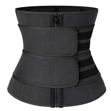 Load image into Gallery viewer, 13 Steel Boned Waist Trainer Corset Cincher Sauna Sweat Faja Sport Girdle Slimming Shaper Abdominal Trimmer Belt Straps Modeling