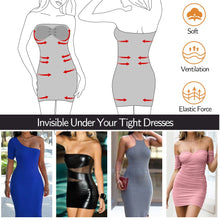 Load image into Gallery viewer, Women Shapewear Strapless Full Slips for Under Dresses Tummy Control Slips Slimming Skirts Full Body Shaper Seamless Underwear