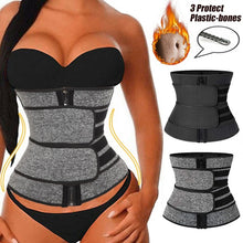 Load image into Gallery viewer, Neoprene Waist Trainer Corset Trimmer Belt for Women Weight Loss Waist Cincher Body Shaper Slimmer Shapewear