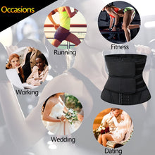 Load image into Gallery viewer, 13 Steel Boned Waist Trainer Corset Cincher Sauna Sweat Faja Sport Girdle Slimming Shaper Abdominal Trimmer Belt Straps Modeling