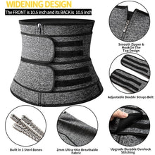 Load image into Gallery viewer, Neoprene Waist Trainer Corset Trimmer Belt for Women Weight Loss Waist Cincher Body Shaper Slimmer Shapewear