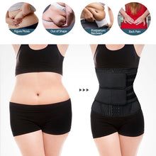 Load image into Gallery viewer, 13 Steel Boned Waist Trainer Corset Cincher Sauna Sweat Faja Sport Girdle Slimming Shaper Abdominal Trimmer Belt Straps Modeling