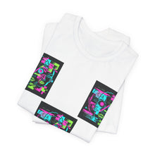 Load image into Gallery viewer, Anti Face Recognition Adversarial Clothing Retro Neon Collage T-Shirt
