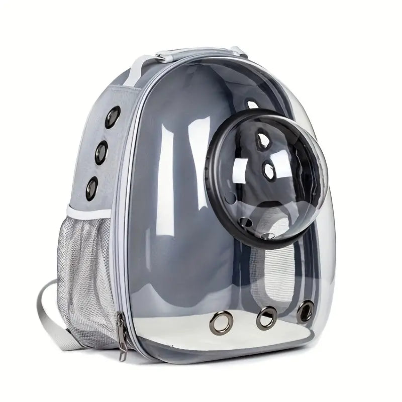 Cat Bag, Portable Cat Bag For Going Out, Space Capsule Cat Carrier, Breathable Cat Backpack, Large Capacity Cat Carrying Transparent Pet Travel Bag