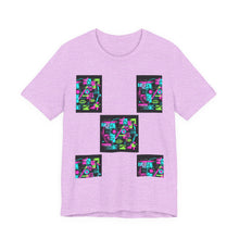 Load image into Gallery viewer, Anti Face Recognition Adversarial Clothing Retro Neon Collage T-Shirt
