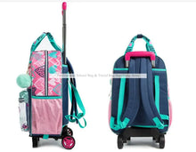 Load image into Gallery viewer, School Wheeled backpack Bag School bag with wheels Trolley Satchel bag Kids School Rolling backpack for girls School Trolley Bag
