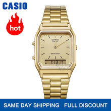 Load image into Gallery viewer, Casio wear watch gold watch men top brand luxury Dual display Waterproof Quartz men watch Sport military WristWatch relog masculino
