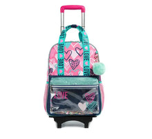 Load image into Gallery viewer, School Wheeled backpack Bag School bag with wheels Trolley Satchel bag Kids School Rolling backpack for girls School Trolley Bag
