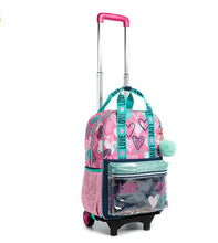 Load image into Gallery viewer, School Wheeled backpack Bag School bag with wheels Trolley Satchel bag Kids School Rolling backpack for girls School Trolley Bag
