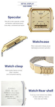 Load image into Gallery viewer, Casio wear watch gold watch men top brand luxury Dual display Waterproof Quartz men watch Sport military WristWatch relog masculino
