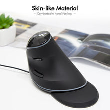 Load image into Gallery viewer, Delux M618 PLUS Ergonomics Vertical Gaming Mouse 6 Buttons 4000 DPI RGB Wired/Wireless Right Hand Mice For PC Laptop Computer
