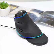 Load image into Gallery viewer, Delux M618 PLUS Ergonomics Vertical Gaming Mouse 6 Buttons 4000 DPI RGB Wired/Wireless Right Hand Mice For PC Laptop Computer
