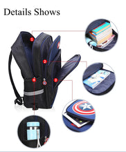 Load image into Gallery viewer, Kids Primary School wheeled backpack set with handbag School Trolley Backpack Bag Set School Rolling Luggage Backpack for Boys
