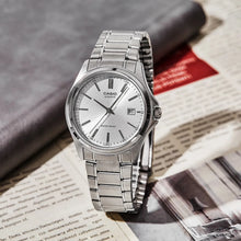 Load image into Gallery viewer, Casio MTP-1183A-1A/7A Men's Business Quartz Wristwatch Minimalist Style Stainless Steel Band Date Display Waterproof Watch
