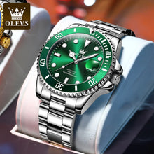Load image into Gallery viewer, OLEVS 6650 Men Watch Classic Original Automatic Mechanical Watch For Man Zircon Scale Waterproof Luminous Stainless Steel Watch
