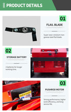Load image into Gallery viewer, Customized New Design Remote Control Robot Lawn Mower Multi Purpose Lawn Mower for Farmer

