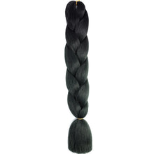 Load image into Gallery viewer, AZQUEEN 24 Inch Jumbo Braids Extensions Synthetic Braiding Hair Afro Ombre Color kanekalon Hair for Children Braid

