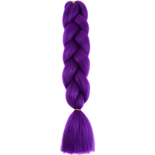 Load image into Gallery viewer, AZQUEEN 24 Inch Jumbo Braids Extensions Synthetic Braiding Hair Afro Ombre Color kanekalon Hair for Children Braid
