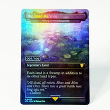 Load image into Gallery viewer, LTC-388 TCG Card Bojuka Bog Barrow-Downs Tales of Middle-earth Commander Series set HoloFoil Collection Replica Proxy Rare Cards
