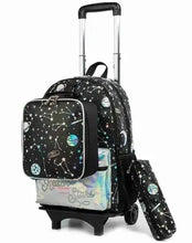 Load image into Gallery viewer, School Wheeled backpack Bag School bag with wheels Trolley Satchel bag Kids School Rolling backpack for girls School Trolley Bag
