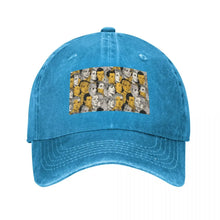 Load image into Gallery viewer, WearablePrivacy Modified anti-surveillance disable facial recognition pattern Baseball Cap Anime Hats For Women Men's
