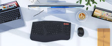 Load image into Gallery viewer, BTM008 2.4G Bluetooth 5.0 Ergonomic Vertical Wireless Mouse, 2400DPI Rechargeable USB-C Silent Click Computer Laptop Accessory
