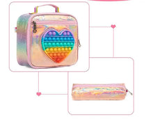 Load image into Gallery viewer, School Wheeled backpack Bag School bag with wheels Trolley Satchel bag Kids School Rolling backpack for girls School Trolley Bag
