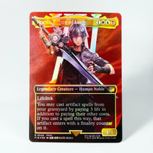 Load image into Gallery viewer, FIN/FIC/FCA Commander Series Set Cloud Y'shtola Sephiroth Traveling Chocobo Ancient Copper Dragon HoloFoil Proxy Cards
