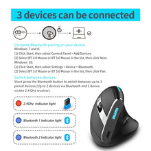 Load image into Gallery viewer, Lefon F33/F26C/F35B Trackball Mouse/ Bluetooth Ergonomic Mouse 2.4G Wireless Rechargeable Rollerball Mice for PC Office Drawing
