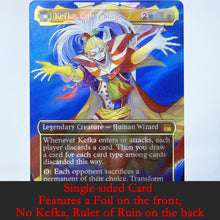 Load image into Gallery viewer, FIN/FIC/FCA Commander Series Set Cloud Y'shtola Sephiroth Traveling Chocobo Ancient Copper Dragon HoloFoil Proxy Cards
