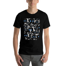 Load image into Gallery viewer, Modified anti-surveillance disable facial recognition pattern T-Shirt rapper graphic tees mens t shirts casual stylish anti face recognition
