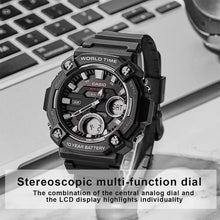 Load image into Gallery viewer, Casio AEQ-120W Series | 10-Year Battery | World Time | Daily Alarm | Countdown Timer | Analog-Digital Watch
