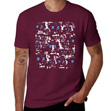 Load image into Gallery viewer, Modified anti-surveillance disable facial recognition pattern T-Shirt rapper graphic tees mens t shirts casual stylish anti face recognition
