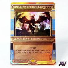Load image into Gallery viewer, Consecrated Sphinx #No8 Creature (MP2) Commander Amonkhet Invocations Set Instant Magical HoloFoil Game Magical Proxy Cards
