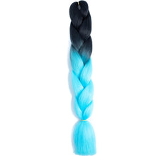 Load image into Gallery viewer, AZQUEEN 24 Inch Jumbo Braids Extensions Synthetic Braiding Hair Afro Ombre Color kanekalon Hair for Children Braid

