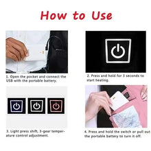 Load image into Gallery viewer, 9 Work Force Heated Vest Zones Electric Heated Jackets Men Women Sportswear Heated Coat Graphene Heat Coat USB Heating Jacket For Camping
