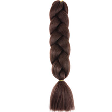 Load image into Gallery viewer, AZQUEEN 24 Inch Jumbo Braids Extensions Synthetic Braiding Hair Afro Ombre Color kanekalon Hair for Children Braid

