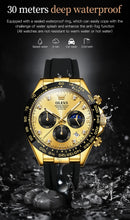 Load image into Gallery viewer, OLEVS 2875 Men's Watches Luxury Multifunctional Original Quartz Wirst Watch Man Waterproof Luminous Date Moon Phase Christmas
