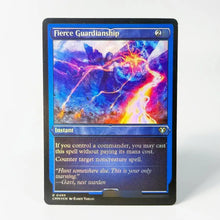 Load image into Gallery viewer, Fierce Guardianship Instant Card Hobby Command Masters Rare Deck Collectibles Game Collection Replica Proxy Card holographic
