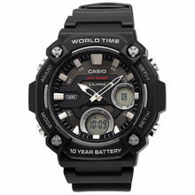 Load image into Gallery viewer, Casio AEQ-120W Series | 10-Year Battery | World Time | Daily Alarm | Countdown Timer | Analog-Digital Watch
