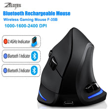 Load image into Gallery viewer, Lefon F33/F26C/F35B Trackball Mouse/ Bluetooth Ergonomic Mouse 2.4G Wireless Rechargeable Rollerball Mice for PC Office Drawing
