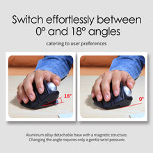 Load image into Gallery viewer, Lefon F33/F26C/F35B Trackball Mouse/ Bluetooth Ergonomic Mouse 2.4G Wireless Rechargeable Rollerball Mice for PC Office Drawing
