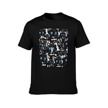 Load image into Gallery viewer, Modified anti-surveillance disable facial recognition pattern T-Shirt rapper graphic tees mens t shirts casual stylish anti face recognition
