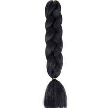 Load image into Gallery viewer, AZQUEEN 24 Inch Jumbo Braids Extensions Synthetic Braiding Hair Afro Ombre Color kanekalon Hair for Children Braid
