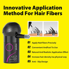 Load image into Gallery viewer, Sevich Hair Building Fiber Set 12g Instant Hair Regrowth Thickening Powder Dense Hair Spray Applicator Unisex Hair Loss Products
