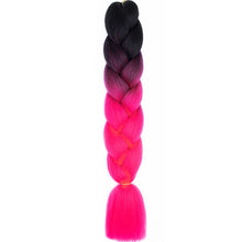 Load image into Gallery viewer, AZQUEEN 24 Inch Jumbo Braids Extensions Synthetic Braiding Hair Afro Ombre Color kanekalon Hair for Children Braid

