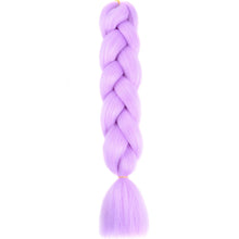 Load image into Gallery viewer, AZQUEEN 24 Inch Jumbo Braids Extensions Synthetic Braiding Hair Afro Ombre Color kanekalon Hair for Children Braid
