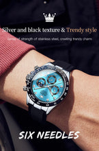 Load image into Gallery viewer, OLEVS 2875 Men's Watches Luxury Multifunctional Original Quartz Wirst Watch Man Waterproof Luminous Date Moon Phase Christmas

